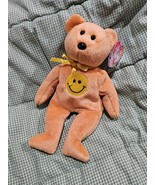 TY DIMPLES the BEAR  BEANIE BABY - MINT with MINT TAG Smiley Face - $94.74 CAD