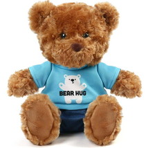 10 in Brown Teddy Bear Stuffed Animal Plush Toy with Clothes - £21.67 GBP
