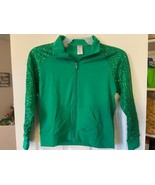 Womens Balera Sparkles Full zip Cardio Jacket with Pockets Size Small SA... - $6.44