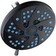 AquaCare High-Pressure Spiral 6-mode 6-inch Rain Shower Head Oil Rubbed ... - £31.96 GBP