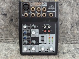 Behringer XENYX502 Stereo Mixer 5 Input 2 Bus Untested CLEAN - £16.54 GBP