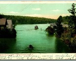 Lago Paugus Weirs Winnipesaukee Nh 1906 Detroit Publishing Udb Cartolina... - $17.35