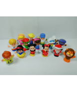 Fisher Price LittlePeople Action Figure Lot Mickey Minnie Snow White San... - £14.03 GBP