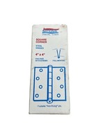 NOS National Full Mortise Square Corner Dull Brass Color Steel Hinge 4x4... - $456.16 MXN