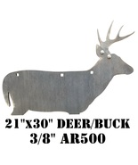 21" x30" 3/8" AR500 Deer/Buck Silhouette - Range/Hunting Steel Shooting Target - $143.54