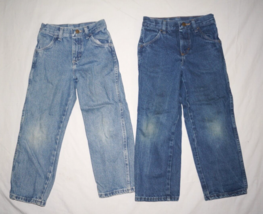 Lot Of 2 Pairs Of Boys Jeans, Size 8 Reg (24 x 22) - £14.79 GBP