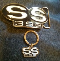 67 1967 Chevelle &quot;SS396&quot; belt buckle/free keychain included (E2-A1) - £15.41 GBP