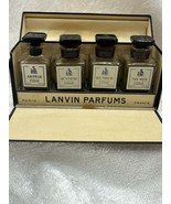 VINTAGE ANTIQUE LANVIN PARIS COFFRET WITH 4  EXTRAIT PERFUMES BOX SET - ... - $1,868.22 MXN