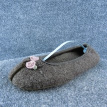 Haflinger  Women Flat Shoes Brown Wool Slip On Size 40 Medium - £31.31 GBP
