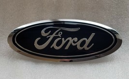 Grill emblem logo in chrome and blue for 2017-2018 Ford Edge. Blem - $20.05