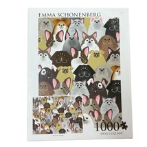 Jigsaw Puzzle Dog Collage 1000 pieces Emma Schonenberg Animal Pet cartoon - £7.65 GBP