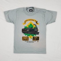 Vintage Mid-Continent Railway T-Shirt Kids 6-8 Screen Stars Single Stitc... - $12.99
