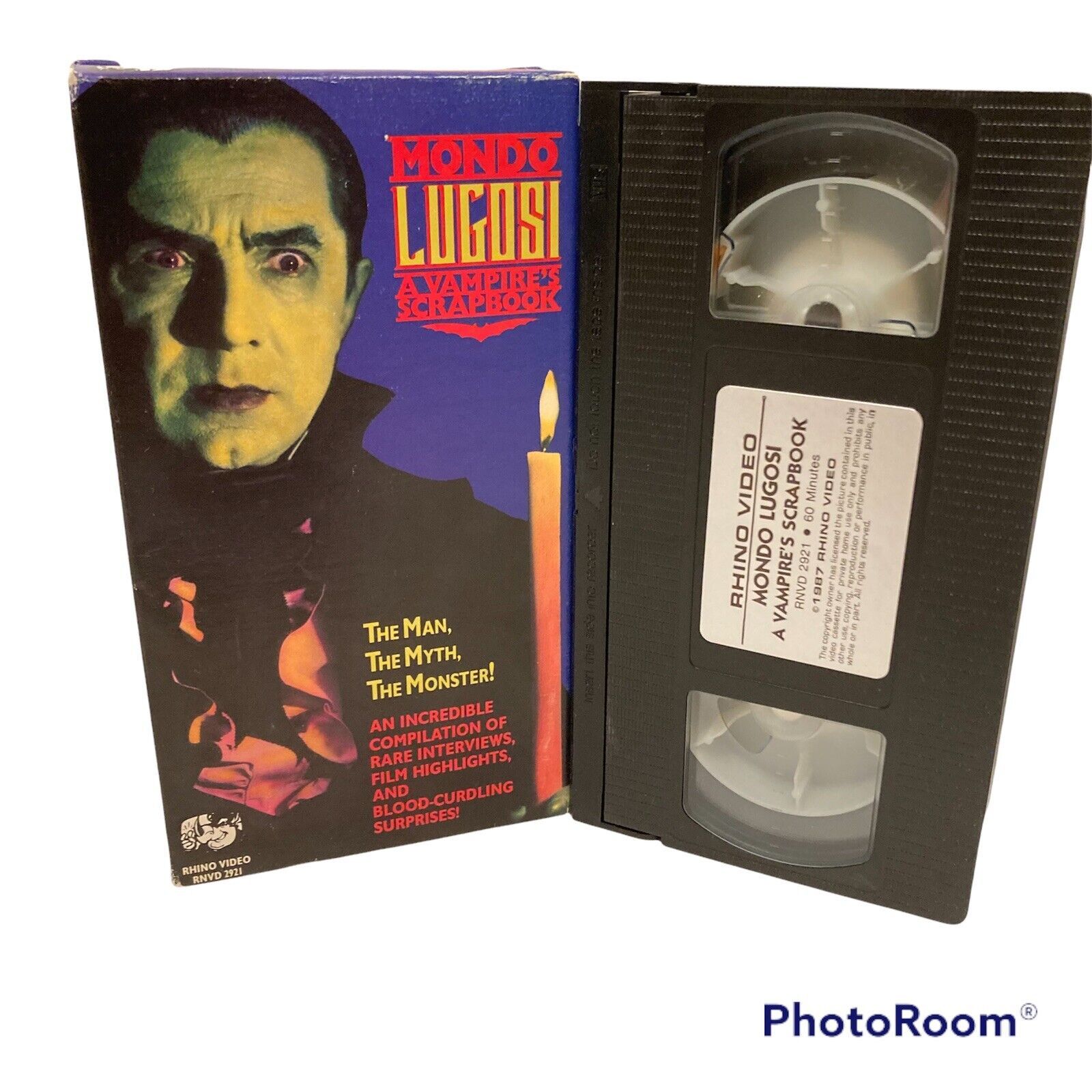 Primary image for Mondo Lugosi VHS A Vampire's Scrapbook Bela Lugosi  1987 Rhino Vid Horror Tested