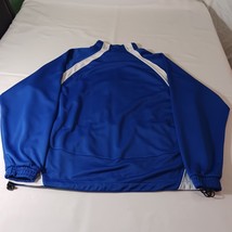 Admiral 2015 National Senior Games Men's Blue & White Full Zip Jacket Sz Medium image 2