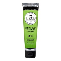 Dionis Goat Milk Skincare 3.3 oz Verbena &amp; Cream Hand &amp; Body Cream - Travel Size - £23.17 GBP