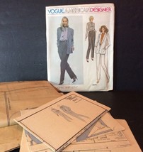 Vogue American Designer Sewing Pattern 2076 John Anthony 10 Jacket Pants Blouse - £8.43 GBP