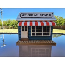 Wind Up Musical Toy General Store Shoppe Handmade Vintage - £53.80 GBP