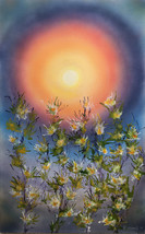 Acrylic on canvas, Simbolic Sun &amp; Nature painting, Artwork from South America. - £4,683.35 GBP