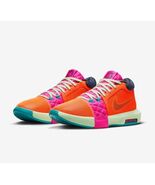 NIKE LEBRON WITNESS 8 SIZES 8.5 TO 13 ORANGE GREEN BLUE BASKETBALL COURT... - $78.90