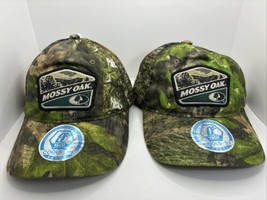 Lot Of 2-Mossy Oak Hat Cap Snap Back OC Hunting Camouflage Patch One Siz... - £19.77 GBP