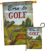 Born to Golf - Impressions Decorative Flags Set S109065-BO - £45.39 GBP