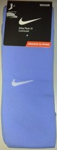  Nike Men&#39;s Park IV Light Blue White Logo Soccer Socks Sz L - £11.05 GBP