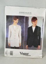 Vogue Designer Anne Klein Jacket Sewing Pattern 1820 Size 6-10 Vintage &#39;96 - £9.55 GBP