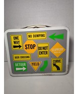 Vintage 1972 Highway Signs Metal Lunchbox Ohio Art No Thermos  SEE PICS ... - $34.64