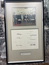 Governor President Ronald Reagan Signed Autographed California Legislative 16x26 - £444.61 GBP