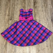 Rare Editions Cute Girls Dress ~ Sz 6 ~ Sleeveless ~ Pink &amp; Purple - £13.70 GBP