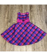 Rare Editions Cute Girls Dress ~ Sz 6 ~ Sleeveless ~ Pink &amp; Purple - £13.36 GBP