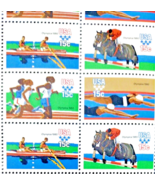 Scott # 1791 -1794 1980 Summer Olympics 15 cent Stamps Pane of 20 - $2.96