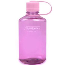 Nalgene Sustain 16oz Narrow Mouth Bottle (Cherry Blossom) Recycled Reusable Pink - £11.33 GBP