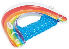 Rare Htf Rainbow Color New Intex Sit N Float Inflatable Pool Raft Chair Lounge - £31.96 GBP