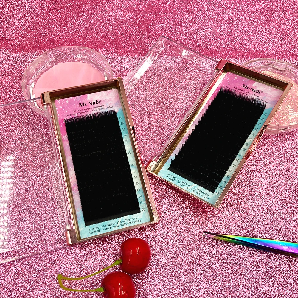  eyelashes extension wholesale 2 3 cases soft individual false eyelashes natural curl 0 thumb200