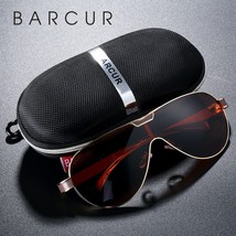 BARCUR Driving Polarized Sunglasses Men Brand Designer Sun glasses for Men - £25.04 GBP