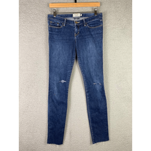 Abercrombie Fitch Jeans Womens Stretch Size 2 Blue Skinny Distressed Den... - £11.61 GBP