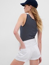 Gap Navy Blue &amp; White Striped Modern Nautical Tank Top NEW XXS-L - £10.09 GBP