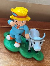 Uncommon Jollibee Foods Boy in Sweat Suit Holding Gray Steer Promotional... - $19.39