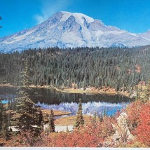 1955 Mount Rainier and Reflection Lake WA Dexter Press Giant Postcard 6x9in - £15.94 GBP