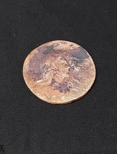 Primary image for Old 1800s ? Copper Business Token, WHIRLING LOGS SYMBOL Indian NATIVE AMERICAN ?