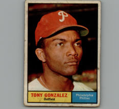 1961 Topps #93 Tony Gonzalez Philadelphia Phillies - $3.07