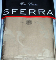 Sferra MIANA Latte Boudoir Sham Egyptian Cotton Sateen Jacquard Italy New - £28.74 GBP