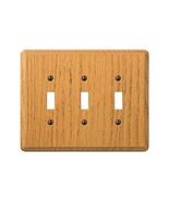 AMERTAC WESTEK 901TTTL Toggle Traditional Oak Wood Wallplate - $416.41 MXN