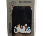 Backyard Friends FROSTED FLAKES Snowman Applique Craft Sewing Pattern #270 - $6.79