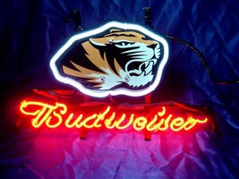 NCAA Missouri Tigers Budweiser 3D Neon Light Sign 12&quot; x 9&quot; - £158.70 GBP