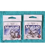 TWO (2) - Mustad - 92553-BN - 1/0 - BEAK HOOKS - 8-PACKS - FISHING - NEW - €5,09 EUR