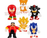 Minis Sonic 6 Pack - Collectible Stretchy Minis, 6 Stretchy Sonic Charac... - £31.31 GBP