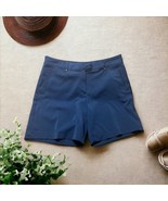 Lady Hagen Mid-Rise Women&#39;s Size 8 Blue Chino Golf Shorts EUC - $21.77