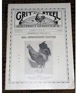 XRARE: May 1947 Grit and Steel Magazine - cock fighting game fowls - £28.04 GBP